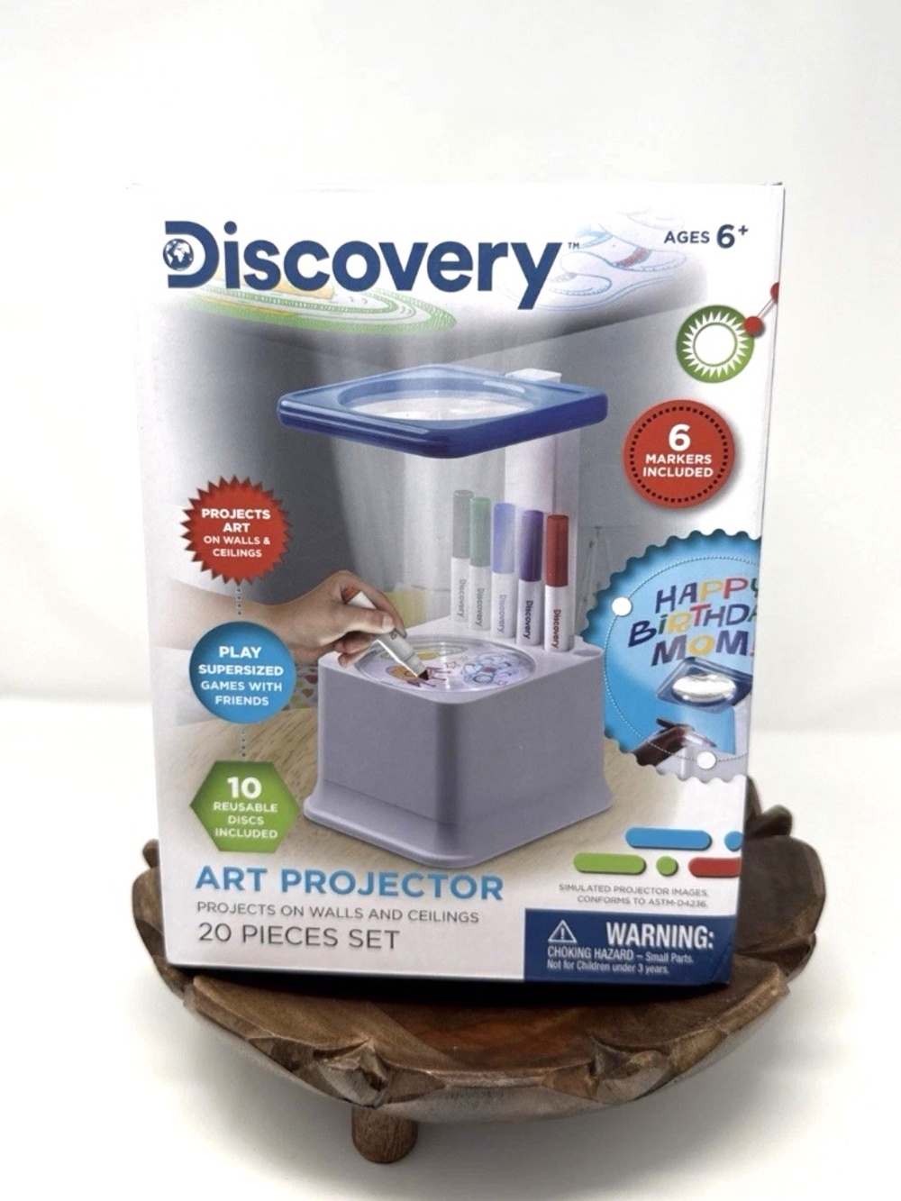 Discovery Kids Art Projector 20 Piece Drawing Set Creative Toy NEW IN BOX NIB